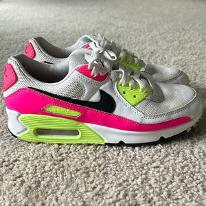 US 7.5 nike. Pink and green.